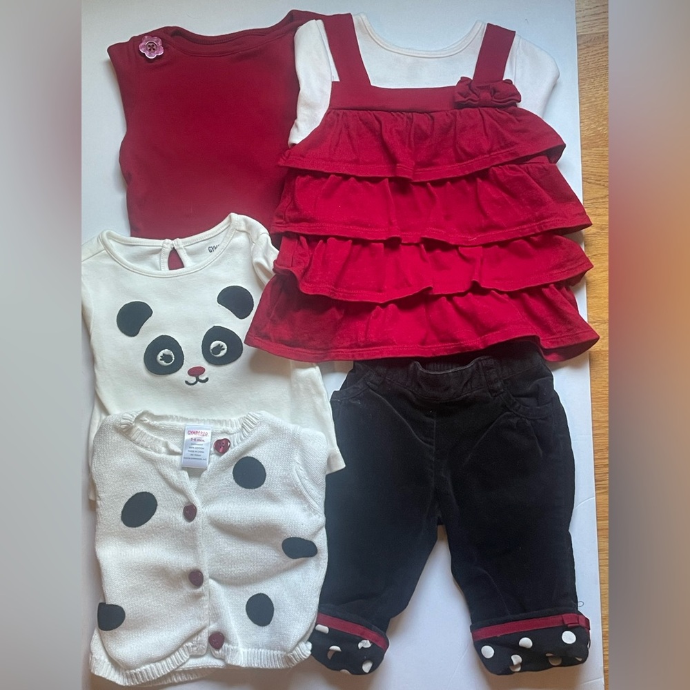 Gymboree Girls 3-6 month 5 piece lot